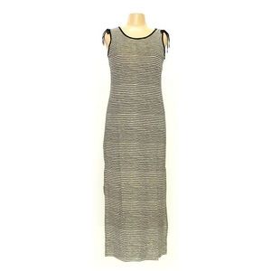Lauren Ralph Lauren Womens Black Striped Sleeveless Maxi Dress NWT Size M